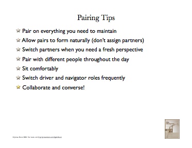 'Pairing Tips' poster